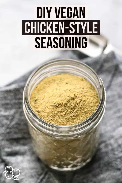 Vegan Chicken Broth, Homemade Spice Mix, Vegetarian Chicken, Spice Mix Recipes, Vegan Chicken, Vegan Sauces, Homemade Spices, Homemade Seasonings, Vegan Soups