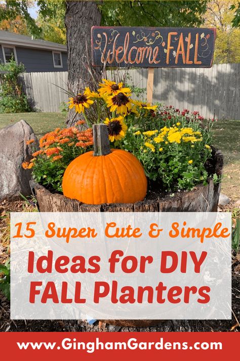 Fall Flower Boxes Ideas, Fall Flower Arrangements Outdoor, Fall Flower Pot Ideas, Fall Flower Bed Ideas, Fall Containers Planters, Outdoor Fall Flowers, Fall Flower Boxes, Fall Potted Plants, Fall House Decor