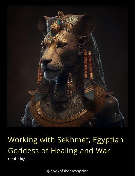 Sekhmet Offerings, Sekhmet Altar, Sekhmet Goddess Art, Sekhem Healing, Divine Frequency, Sekhmet Goddess, Goddess Of Healing, Egyptian Deities, Goddess Sekhmet