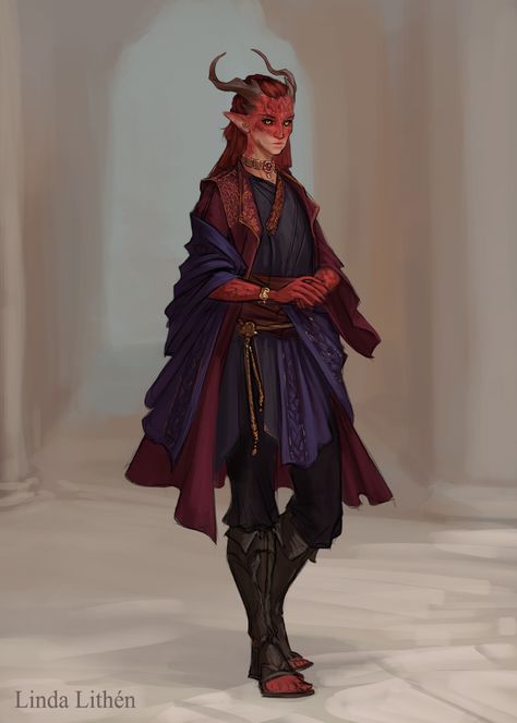 Female Tiefling Sorcerer, Female Sorcerer Dnd, Sorcerer Character Design, Dragon Sorcerer, Sorcerer Robes, Draconic Sorcerer, Female Sorcerer, Sorcerer Dnd, Female Tiefling