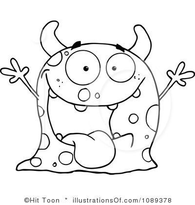 Royalty-Free (RF) Monster Clipart Illustration by Hit Toon - Stock ... Monster Quilt, Cute Monsters Drawings, Doodle Monster, Monster Clipart, Monster Coloring Pages, Monster Book Of Monsters, Monster Drawing, Images Kawaii, Cartoon Monsters