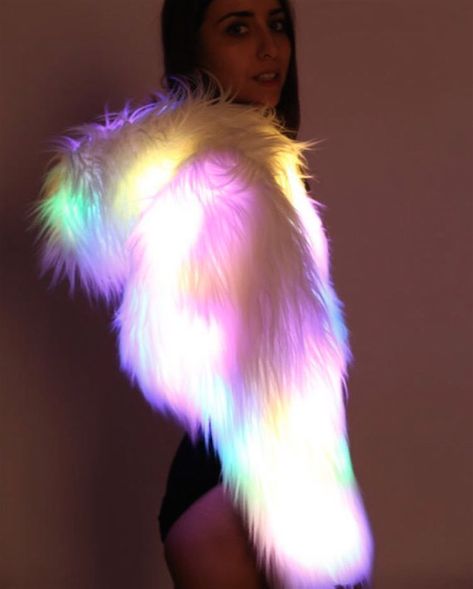 The LUMi Shop - Festival Fashion Clothing | Rave Wear | Sequin Clothes – THE LUMi SHOP Rave Jacket, Led Rave Outfits, Fur Rave Outfit, Faux Fur Rave Outfit, Led Fursuit, Space Cowgirl Coats & Jackets, Winter Rave Outfits, Winter Rave, Rave Light