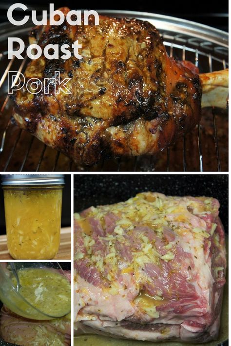 Cuban Pork Shoulder Roast In Oven, Cuban Roast Pork Shoulder, Lechon Cubano, Cuban Pork Roast, Mojo Marinade, Cuban Recipe, Cuban Mojo, Mojo Pork, Cuban Pork