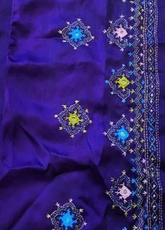 Afghani Embroidery Designs, Kachchhi Work, Afghani Embroidery, Kutchi Embroidery, Balochi Dresses, Sindhi Embroidery, Purple Embroidery, Forest Department, Chikankari Embroidery