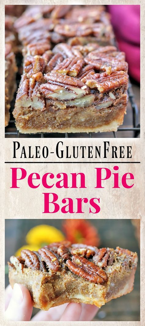 Pie Night, Paleo Pecan Pie, Best Paleo Recipes, Pecan Pies, Pecan Bars, Paleo Recipes Dessert, Pecan Pie Bars, Paleo Sweets, Night Clubs