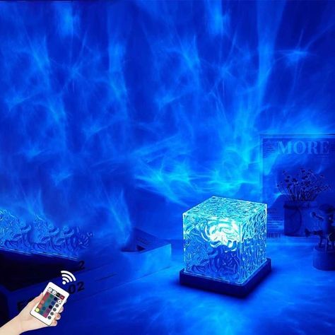 Ocean Wave Projector Light 16 Colors Midnight Aura Aurora Glow Lamp Home Office Bar Restaurant Underwater Projector Night Light - AliExpress Aurora Lamp, Wave Projector, Glow Lamp, Light Home Decor, Projector Light, Random Items, Projector Lamp, Water Ripples, Light Home