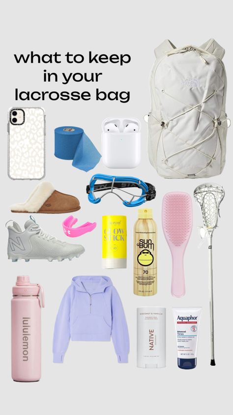 what to kepp in your #lacrosse #lacrossebag #sunscreen #summer #sports #preppy Preppy Lacrosse, Lacrosse Outfits, Lacrosse Workouts, Lacrosse Practice, Lacrosse Goals, Cheer Workouts, Cute Summer Wallpapers, Diy Gift Set, Volleyball Pictures