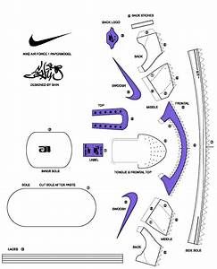 Nike Shoe Template, Papercraft Shoes, Paper Shoe Template, Nike Cake, Handmade Shoes Pattern, Carton Diy, Shoe Template, Paper Shoes, Retro Crafts