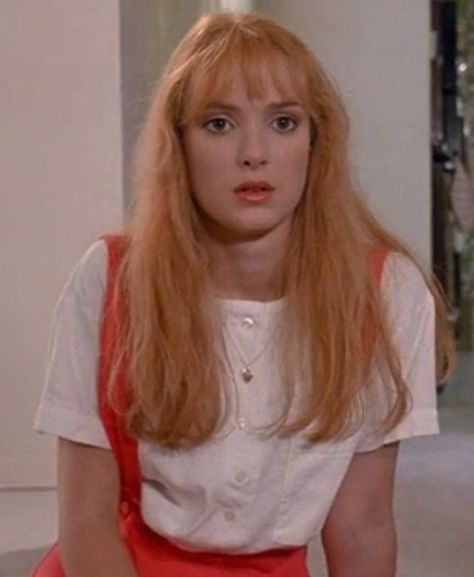 90's Style Icon: Winona Ryder - Winona Ryder's best 1980's and 1990's style moments! - Edward Scissorhands Winona Ryder Edward Scissorhands, Winona Ryder 90s, 90s Style Icons, Blonde Man, Winona Forever, Tim Burton Films, Girl Interrupted, Edward Scissorhands, Winona Ryder