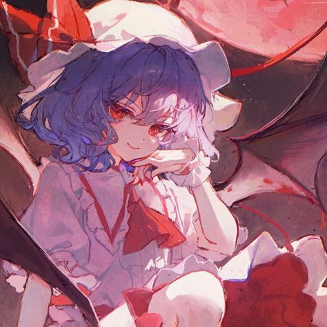 Angel Wing Decor Wall Art, Remilia Scarlet, Touhou Anime, Shadow Box Art, Cartoon Profile Pictures, Anatomy Drawing, Anime Reccomendations, Dream Art, Girl Icons