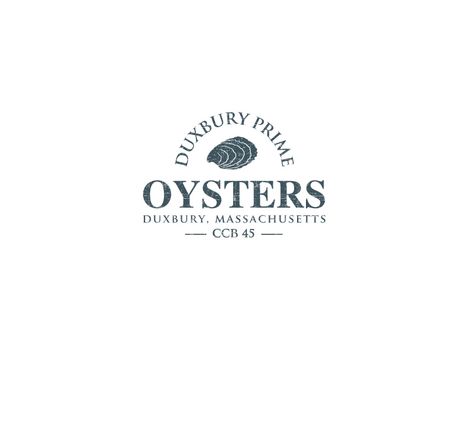 Seafood Branding, Oyster Logo, Duxbury Massachusetts, Oyster Plant, Gs Logo, Boat Logo, Truffle Butter, Elegant Logo Design, Farm Logo