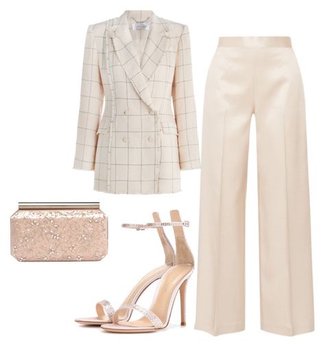 "Style" by anniemakuti on Polyvore featuring Zimmermann, The Row, Oscar de la Renta and Gianvito Rossi How To Have Style, Woman Suit Fashion, Classy Work Outfits, Judith Leiber, Elizabeth Arden, Looks Chic, Dressy Outfits, Charlotte Olympia, Kpop Fashion Outfits