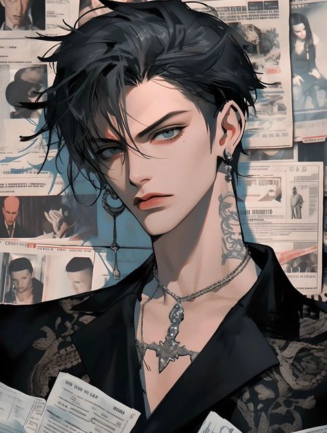 Handsome Anime Men In Suits, Anime Suit, Girly Dp, Wallpaper Retro, Male Icon, Illustration Art Design, Best Friend Gifs, Cool Anime Guys, Boy Hairstyles