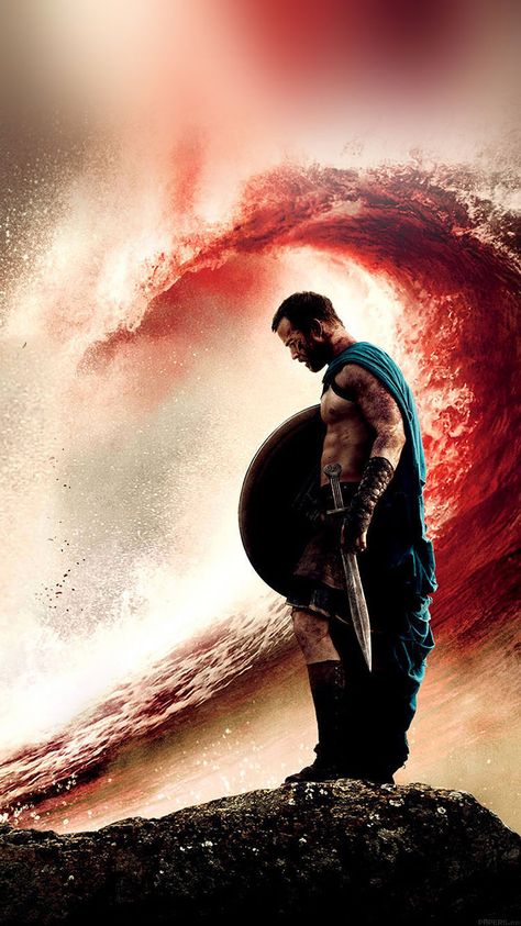 iPhone6papers - ha84-wallpaper-300-rise-of-an-empire-wave-film 300 Wallpaper, 300 Rise Of An Empire, Dragonball Evolution, Empire Wallpaper, 300 Movie, Spartan Tattoo, Anatomy Lessons, Jack O'connell, Sea Of Monsters