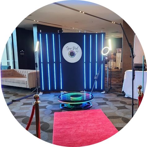 Packages | Spin Pod 360° Photo Booth Design, 360 Photo, Light Backdrop, Creative Lighting, Leaded Glass, Booth Design, Led Strip Lighting, Strip Lighting, Photo Booth