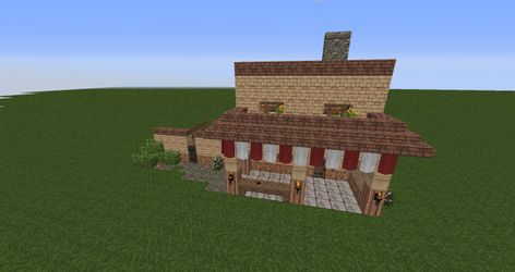 Butcher Exterior 1 Butcher Minecraft, Forge Of Empires, 3d Art Projects, Minecraft City, Minecraft Map, Medieval Houses, The Butcher, Minecraft Projects, Iron Age