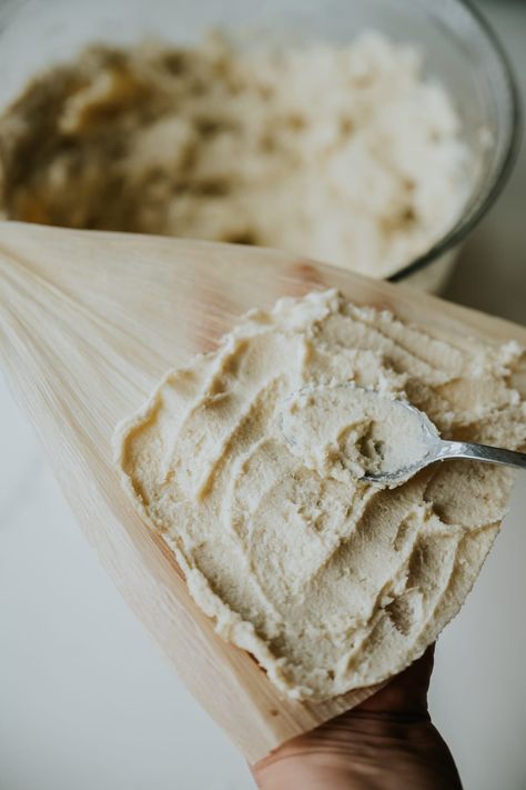 Discover the secret to perfect homemade tamales with this Tamales with Masa Harina tamal dough! Ideal for those without access to fresh ground masa, this recipe uses widely available, shelf-stable Mexican corn flour to create a versatile dough for both savory and sweet tamales. Easy to find and simple to prepare, this dough is your ticket to authentic Latin flavors right in your kitchen. Yielding a dozen tamales, it's easily scalable for any gathering. Authentic Tamales Recipe, Easy Tamales Recipe, Masa Recipes, Masa For Tamales, Central American Food, Sweet Tamales, Homemade Tamales, Tamale Recipe, Latin American Food