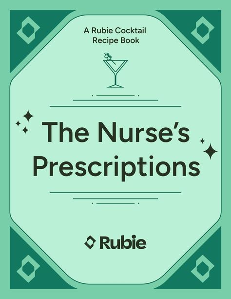 The Nurse’s Prescriptions Nurse Theme Cocktail, Nursing Cocktails, Nurse Themed Cocktails, Themed Cocktails, Cocktail Recipe Book, White Cranberry Juice, Citrus Vodka, Cocktail Book, Angostura Bitters