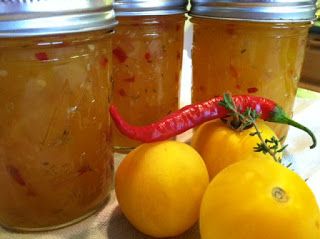 Canning Tomatoes Recipes, Tomato Jam Recipe, Preserving Tomatoes, Yellow Tomatoes, Canning Jam, Tomato Jam, Summer Tomato, Low Sugar Recipes, Jam And Jelly