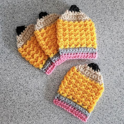 CROCHET PATTERN, Pencil Coaster, Teacher Appreciation, PDF Download Only, Classroom Decoration, Teacher Gifts by HMKHandmade on Etsy Crochet Teacher Keychain, Crochet Classroom Decor, Teacher Crochet Gifts, Crochet Teacher Gifts Free Pattern, Classroom Crochet, Crochet Desk Accessories, Crochet Gifts For Teachers, Pencil Crochet Pattern, Pencil Crochet