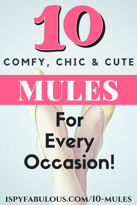 Who loves mules? Me! Me! Me! They're part-shoe, part-sandal, part-slide, part-slipper - so, basically, they're a super-shoe! With everything from shearling mules to embellished mules, you'll be set with a pair of mules for every event! 10 gorgeous options to keep you comfy and chic all winter long. #ad #shoes #shoelover #thatsdarling How To Style Mules, How To Wear Mules, Full Body Weight Workout, Urban Bags, Me Me Me, Shoes Quotes, Fashion Goals, Comfy Chic, Career Woman