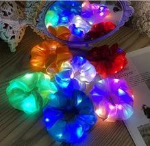 Light Up Scrunchies 5 Pack Dark Accessories, Rave Accessories, Halloween Hair, Elastic Hair Bands, Hello Beautiful, Packing Light, Nouvel An, Scrunchie Hairstyles, Ornament Wreath