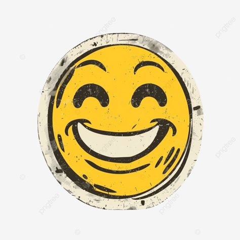 doodle positive smiling emoji retro happy vintage sticker Smiling Emoji, Sticker Emoji, Doodle Png, Transparent Image, Business Flyer, Free Png, Graphic Resources, Doodles, For Free