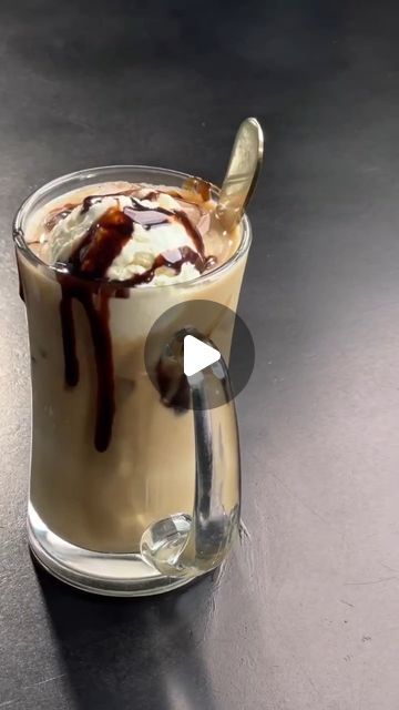 Cook with Rkr on Instagram: ".WORLD'S BEST COLD COFFEE.
This is hands down "The Best" Cold Coffee you can make
at your home that too in no time! This tastes so so Good
Ingredients used are-
In a bowl-
Condensed milk- 5-6 Tbsp
Any Coffee- 2 Tbsp
Hot boiling water- Around 300 ml
Mix it.
Now, whenever you want to have a glass of cold coffee-
In a glass, add-
Condensed milk- 2 Tbsp
Prepared coffee- 3/4th cup
Froth this!
Add a lot of ice cubes
Again add prepared coffee- Around 1 cup
Top it with vanilla ice cream and chocolate syrup
(Optional)
#coldcoffee #coffee #coffeelover #coldcoffeelover
#coldcoffeerecipe #coffeerecipes #coffeerecipe
#reelitfeelit #recipereels #easyrecipes #quickrecipes
#uniquerecipe #food #foodie #foodporn #foodies
#foodreels #delhi #delhifood #delhifoodbloggers
#instagood Cold Coffee Recipes, Cold Coffee, Chocolate Syrup, Boiling Water, Ice Cubes, Vanilla Ice, Unique Recipes, Condensed Milk, Vanilla Ice Cream