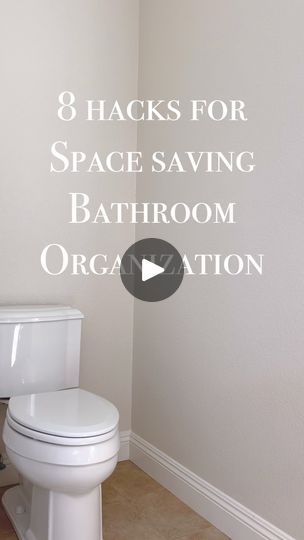 1.2M views · 2.9K reactions | https://urlgeni.us/amzn/xW1Hi click for my bathroom finds | Fancy Fix Decor | Fancy Fix Decor · Original audio Small Bathroom Organizing Ideas, Small Bathroom Organization Ideas, Bathroom Finds, Amazon List, Bathroom Storage Hacks, Space Saving Hacks, Pan Storage, Maximize Small Space, Space Saving Bathroom