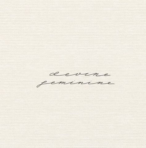 Divina Tattoo Word, Devine Femine Tattoo, Devine Feminine Tattoo Words, Divine Cursive Tattoo, Divine Tattoo Word Cursive, Heavenly Tattoo Word, French Word Tattoos For Women, Tattoo Font Cursive, Devine Feminine Tattoos