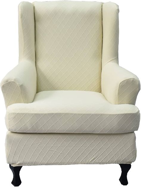 Amazon.com: KRFOONN Wingback Chair Covers Slipcovers 2 Piece Stretch Wing Chair Covers Spandex Slipcovers Wingback Sofa Covers Armchair Covers Non-Slip Furniture Protector, 12 : Home & Kitchen Reclining Wingback Chair Slipcover, Wingback Chair Slipcovers Slip, Slip Cover For Wing Back Chair, Slipcovered Wingback Chair, Wingback Chair Covers Target, Wingback Sofa, Wingback Chair Covers, Chair Covers Slipcover, Armchair Slipcover