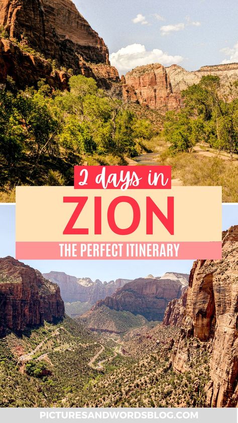 Here is the perfect Zion National Park itinerary! Here's all the best things to do in Zion, the best Zion hikes, and more travel tips. In this Zion travel guide, you'll find out why this is one of the best National Parks and why you need to include it on your Utah Road trip itinerary. Zion Hikes, Zion National Park Hikes, Zion Utah, Utah National Parks Road Trip, Utah Parks, Hiking The Narrows, Zion Park, National Park Itinerary, Utah Vacation