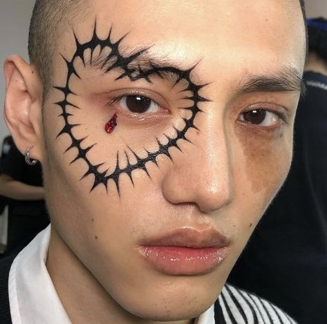 Make Up Yeux, Smink Inspiration, Male Makeup, Edgy Makeup, 짧은 머리, Eye Makeup Art, Maquillage Halloween, Editorial Makeup, Makeup Designs