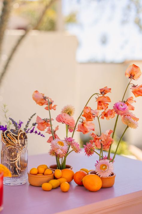 A Beautiful & Colorful Outdoor Cinco de Mayo Dinner • Beijos Events Pink And Orange Color Palette, Cinco De Mayo Party Ideas, Centerpiece Arrangements, Bar Signage, Recipes Drinks, Pink Bar, Chinese Tea Ceremony, Palette Inspiration, Wedding Palette