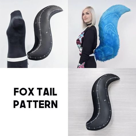 Kinpatsu Cosplay on Instagram: “Our tail and harness video tutorial is now up! 😁✨ The video shows how to make an upright tail with an Eva foam base (yes foam for a…” Tail Pattern, Wolf Tail, Fox Tail, Youtube Tutorials, Different Colours, Ooak Dolls, Eva Foam, Video Tutorial, How To Make An