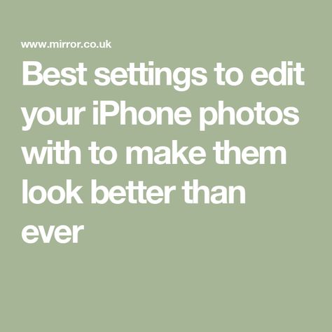 Best settings to edit your iPhone photos with to make them look better than ever Iphone Camera Settings Photography Tips, Best Iphone Camera Settings, Filter Settings Iphone, Edit Iphone Photos, Iphone Photo Edit Settings, Iphone Camera Settings, Iphone Camera Tricks, Computer Notes, Camera Tricks