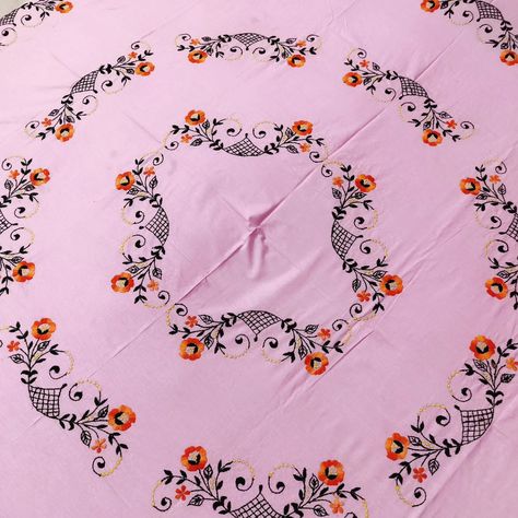 Hand embroidery bedsheet cotton fabric bedsheet Queen size double bedsheet with two pillow cover 90*105 Baby pink color 1400/- free shipping all over india No cash on delivery 7710863253 #reels #handembroiderybedsheet #handembroidery #handembroidered #handmadecrafts #handloom #gift #giftideas #bedsheetgift #like #fyp #likesforlike #follow #kathawork Embroidery For Bedsheet, Hand Work Bedsheet, Handloom Bedsheets, Bedsheet Kadai Design, Dusuti Bedsheet Design, Baby Pink Colour, Queen Size, Stylish Dresses, Baby Pink