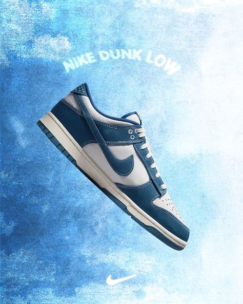 Nike Dunk Low Industrial Blue, Industrial Blue, Swag Shoes, Nike Dunk Low, Dunk Low, Nike Dunk, Nike Dunks, Sneaker Head, Japanese Traditional