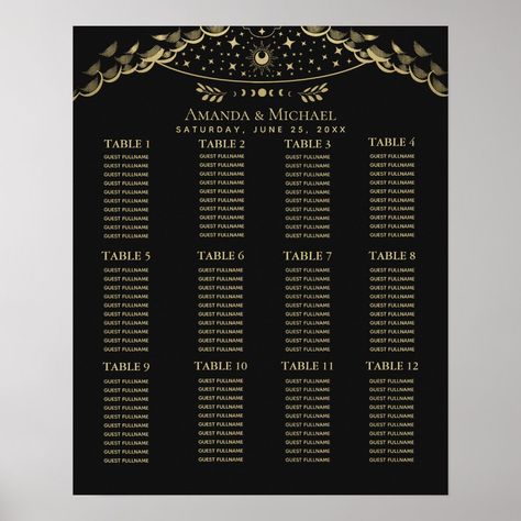 Tarot Wedding, Prom Masquerade, Modern Wedding Design, Tarot Card Design, Table Seating Chart, Scratch Paper, Elegant Gothic, Gothic Wedding, Seating Chart Wedding