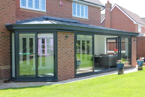 patio sliding doors from coral windows Conservatory Roof Replacement, Upvc Patio Doors, Patio Door Installation, Small House Extensions, Conservatory Decor, Conservatory Ideas, Garden Room Extensions, Conservatory Roof, Roof Replacement