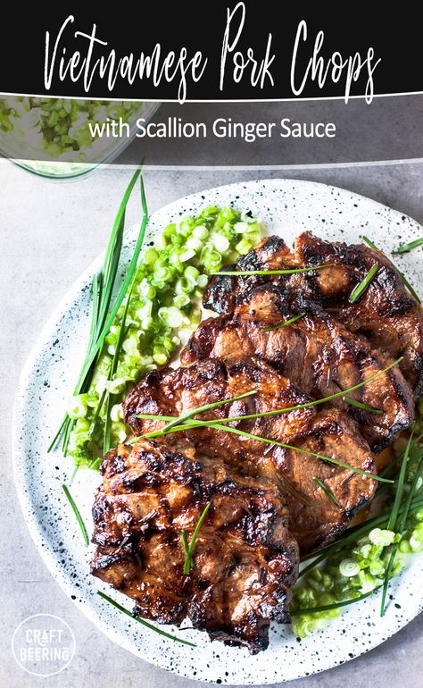 Asian Pork Chop Marinade, Asian Pork Marinade Recipes, Thai Pork Chop Recipes, Pork Neck Chops Recipes, Vietnamese Pork Chops Marinade, Pork Neck Steak Recipes, Vietnamese Marinade, Pork Neck Recipes, Thai Pork Chops