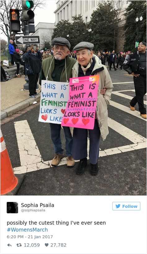 Yesterday, a total of 576 Women's Marches took place around the world to promote gender equality, LGBTQ rights, and to address racial inequalities. Protest Signs, Humanity Restored, Intersectional Feminism, Feminist Quotes, Womens March, Women’s Rights, Skateboarder, Equal Rights, Faith In Humanity