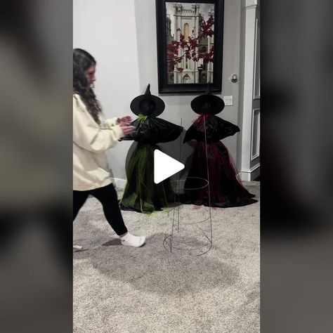 TikTok · mindy Sanderson Sisters Diy, Diy Spooky Decor, Diy Halloween Witch, Black Witches, Diy Witch, Halloween Witches, October Halloween, Black Witch, Dyi Projects