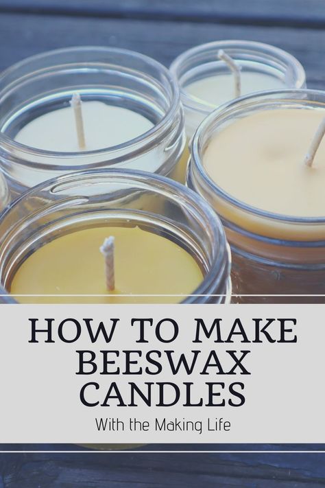 Diy Bees, Making Beeswax Candles, Beeswax Diy, Homemade Beeswax Candles, Beeswax Recipes, Candle Recipes, Candle Scents Recipes, Beeswax Candles Diy, Wax Candles Diy