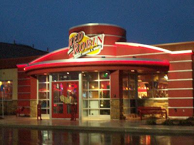 Red Robin! Yum! Red Robin Restaurant Aesthetic, Red Robin Restaurant, Red Robbin, Twisted Ankle, Journal Prints, Fast Food Places, Vintage History, Random Aesthetic, Red Robin