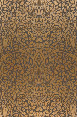 Art Nouveau Wallpaper, Tapete Gold, Painter And Decorator, Wall Art Wallpaper, Metallic Wallpaper, Botanical Wallpaper, Gold Wallpaper, Home Decorating Ideas, Paper Wallpaper