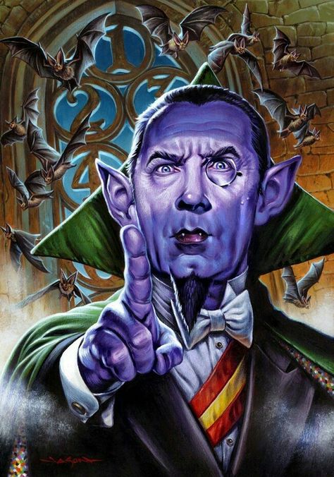 DRACULA  oh come on, that's the Count Jason Edmiston, Universal Monsters Art, Horror Gif, Count Von Count, Halloween Gifs, Horror Vintage, Spoke Art, Halloween Wallpapers, Film Horror