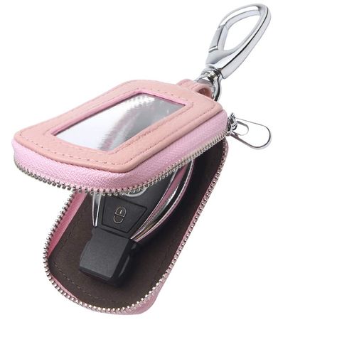 PRICES MAY VARY. Universal Key Fob Case: This Key fob holder size is 3.35in*1.97in*0.79in.Suitable for most car keys. If you are not sure about your car key size, please contact us. Premium Leather: Natural leather will change color and texture over time, creating a deep taste. In addition, it looks very soft. The surface of the shrinkage leather is coated to prevent scratches, and has a certain elasticity, so it is not easy to deform as for the appearance. Practical design: This car key case co Women Car Accessories Decor, Chic Car Accessories, Cute Car Charger, Accessories For Car For Women, Car Necessities For Women, Cute Car Decorations Interior, Cute Things For Your Car, Stuff For Car, Car Essentials For Women