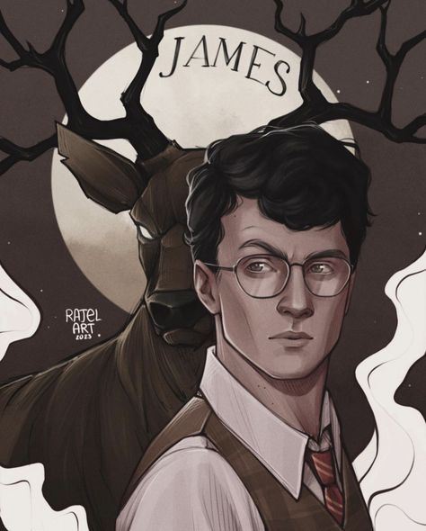 James Potter Drawing, The Marauders Fan Art, James Potter Fan Art, Thing Marvel, Marauders Fan Art, Yer A Wizard Harry, Harry Potter Artwork, Images Harry Potter, All The Young Dudes