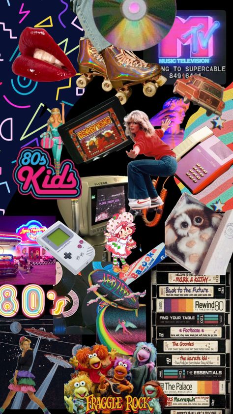 #wallpaper #80svibe #80saesthetic 80s Aesthetic Wallpaper, 80s Party Decorations, 80s Pop Culture, Movies Posters, Childhood Memories 2000, Retro Pictures, 80s Vibes, Happy 40th, 80s Aesthetic